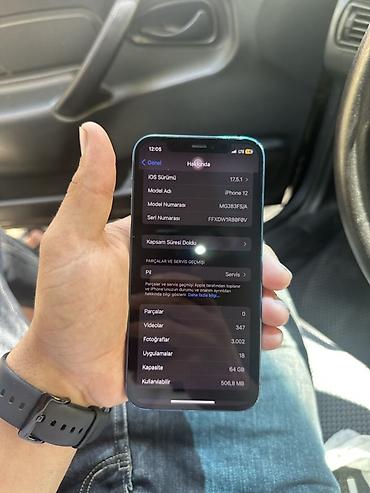 iphone 12 qiyməti: IPhone 12, 64 GB, Mavi — 3