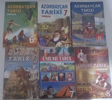 Книги, журналы, CD, DVD: Tarix kitabları 6,7,8