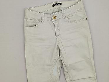 grey jeans: Spodnie materiałowe damskie, rozmiar XS — 1