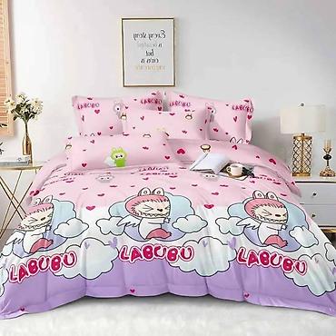 Posteljina: Dečiji set posteljine – više dezena Opis: - Višedelni set posteljine — 7