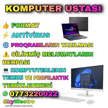 komputer ustası: 💻👍 SKYELECTRO KOMPUTER/NOUTBUK USTASI - 0773220022 whatsapp 💿 FORMAT — 1