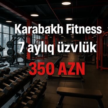 Velosiped ehtiyyat hissələri: Karabakh Fitness – 7 aylıq üzvlük satılır, cəmi 300AZN! Aktivdir və