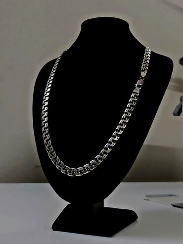 Серебряные цепочки: Серебряная цепь «Рамзес» 140 гр, 60 см Ручная работа, серебро 925 — 33