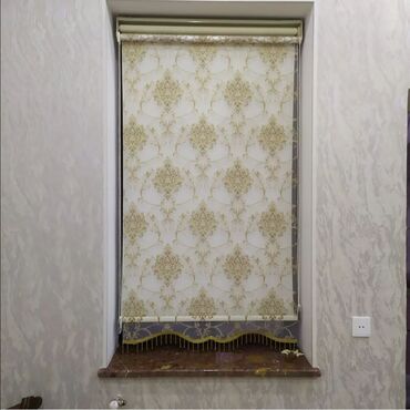 Jalüzlər: Dekorativ jalüz və pərdə sistemləri - Klassik naxışlı rulon pərdə — 2