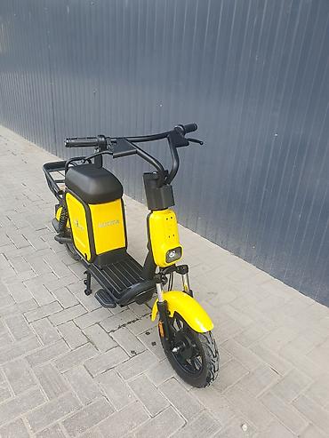 скутер aucma: Электроскутер AUCMA Eco Bike (желтый/черный) - Бренд: AUCMA - Тип — 2