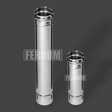 Фильтры для очистки воды: Дымоход Ferrum 0,5 метра | AISI 430 | 0,5мм | Ф80-350 сом 1 метр |