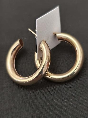 Minđuše: Set minđuša – više modela gs - Srebrne kružne minđuše sa — 4