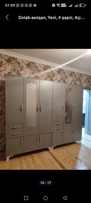 Dolablar: Yeni, 4 qapılı Düz dolab, Dolab-asılqan — 15