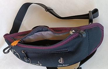 ar max: Torbica pederuša Deuter Neo Belt 1. Dve pregrade. Manjih je dimenzija — 2