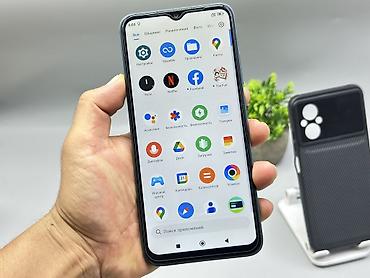 ok mobile: Poco M5, Б/у, 128 ГБ, цвет - Синий, 2 SIM — 3