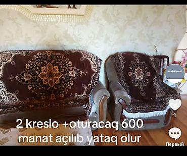 silikon doş qiymeti: İşlənmiş, Divan-kravat, 2 kreslo, Açılan — 1