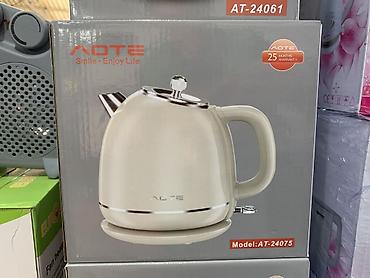 Электрический чайник AOTE AT-24075 - Стильный ретро‑дизайн в бежевом at lalafo.kg Электрический чайник AOTE AT-24075 - Стильный ретро‑дизайн в бежевом