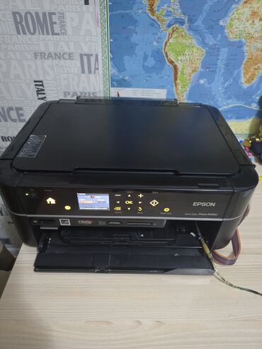Printerlər: Printer isleyir.sadece kalibrovka olunmalidir. kserkopya,skan,foto