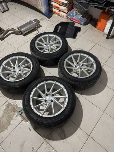 шинный центр бишкек прайс лист 2022: Куйма Дисктер R 15 Vossen, Комплект, тешиктери - 4, Колдонулган