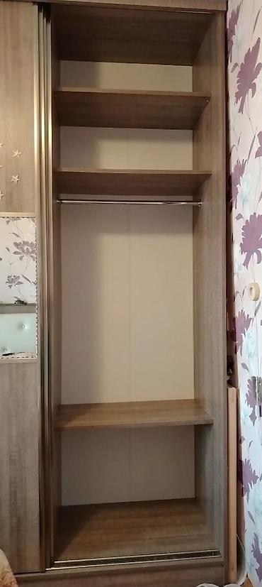 kas boru: Sürgülü qapılı geyim dolabı - Material: ağac fakturalı LDF/MDF-lam — 2