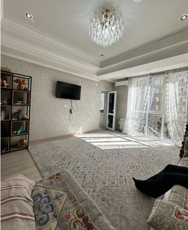 цена на квартиры в бишкеке: 1 комната, 46 м², Элитка, 3 этаж, Евроремонт