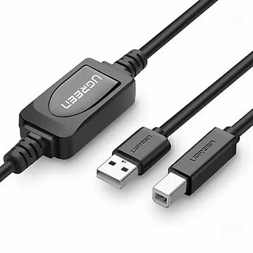 Druga oprema za računare i laptopove: Ugreen aktivni USB 2.0 produžni/printer kabl sa pojačivačem signala - — 2