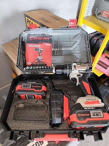 brushless: Бесщеточная аккумуляторная дрель-шуруповерт Ураган YP60013 - Тип — 1