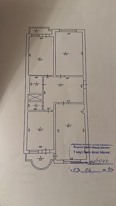 rizen dovşan: Badamdar qəs., 3 otaqlı, Yeni tikili, 137 kv. m — 1