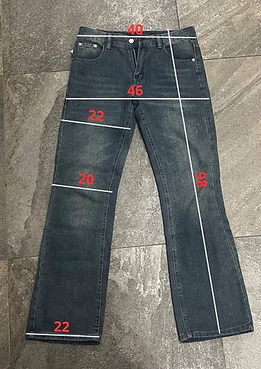 теплые джинсы: Джинсы bootcut размер M — 3