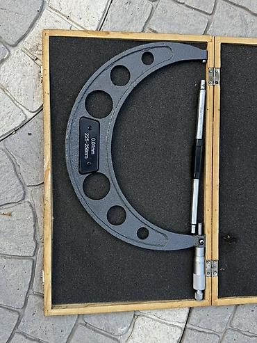 Alətlər: Açıq çantalı ölçü aləti – xarici mikrometr - Ölçü aralığı: 225–250 mm — 1
