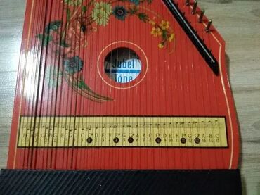 Ostali muzički instrumenti: Anticki Nemacki zicani musical instrument Zither Veci i Manji — 14