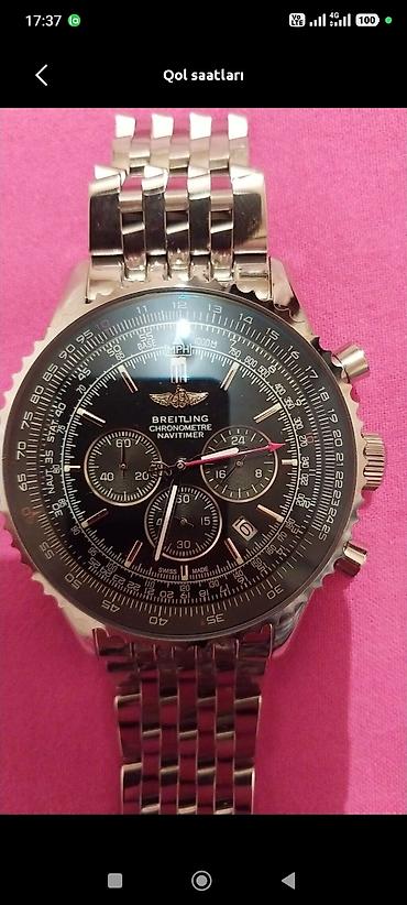 patek phlippe saat: Breitling Navitimer xronoqraf qol saatı - Klassik qara siferblat — 6