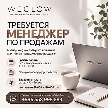 Требуется Менеджер по продажам, График: Пятидневка, Полный рабочий день, % от продаж