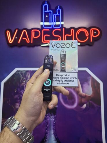 Qəlyan, vayp və aksesuarları: Vozol Ace max orginal yağla işləyən pod sistem Elektron