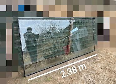 şuşe: İşlənmiş Pəncərə şüşəsi, Еni: 105 sm, Uzunluğu: 238 sm — 1