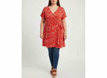 jaka sukienka na wesele do płaskich butów: Roman, Sukienka damska, rozmiar XL