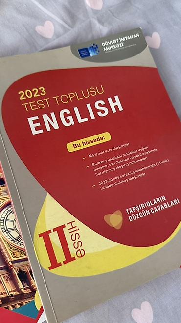 Книги и журналы: Məhsul: İngilis dili “Test Toplusu” kitabları – Dövlət İmtahan Mərkəzi — 2