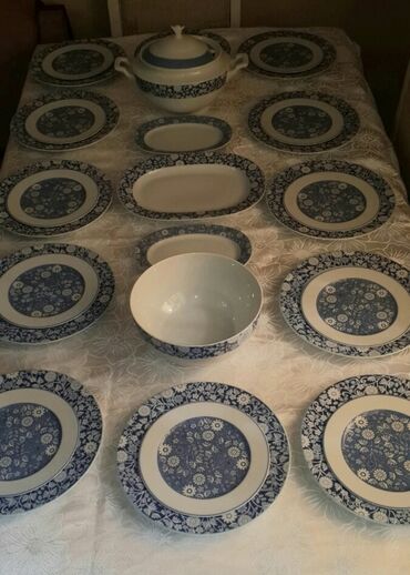 Nahar dəstləri və servizlər: Nahar dəsti, rəng - Ağ, Farfor, 12 nəfərlik, Türkiyə — 6