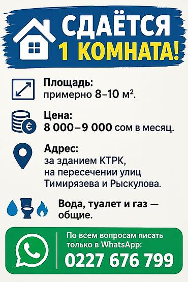 кну: 8 м², С мебелью полностью — 1