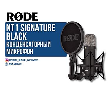 apple studio: NT1 SIGNATURE BLACK Rode студийный конденсаторный микрофон Исконный — 1