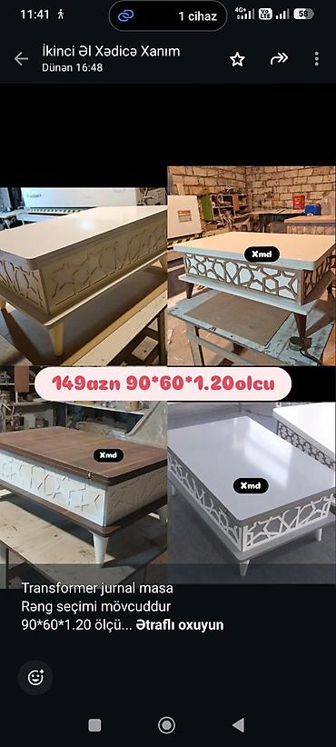 Transformer jurnal masa Rəng seçimi mövcuddur 90*60*1.20 ölçü lalafo.az -da Transformer jurnal masa Rəng seçimi mövcuddur 90*60*1.20 ölçü