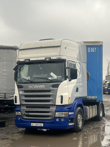 грузовой сканя: Тягач, Scania, 2007 г., Шторный