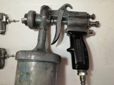Ostali alati i mašine: Profi pistolj za farbanje sa tri dizne Stara proizvodnja - Made in — 10