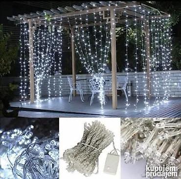 slika sa postoljem: LED Zavese za Dekoraciju 3x3m Vise boja Potpuno nove LED zavese, koje — 2
