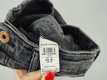 pull and bear ogrodniczki: River Island, Jeansy damskie, rozmiar M — 7