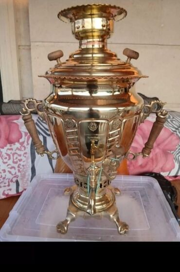 Samovarlar: Yeni Od Samovar, 5 l, Ünvandan götürmə