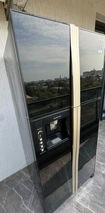 Soyuducular: İşlənmiş 2 qapılı Hitachi Soyuducu Satılır, rəng - Qara, Dispenserli lalafo.az -da Soyuducular: İşlənmiş 2 qapılı Hitachi Soyuducu Satılır, rəng - Qara, Dispenserli