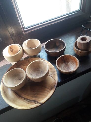 новогодняя посуда: Посуда из орешника