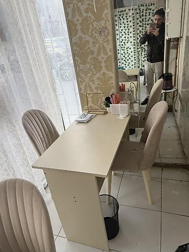 salon dolab: Düz masa, Siyirməsiz, Polkalı, Laminat — 1
