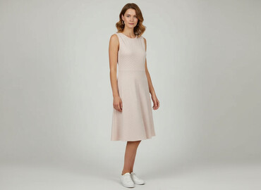 spódnice plisowane różowa midi: Orsay, Sukienka damska, rozmiar S