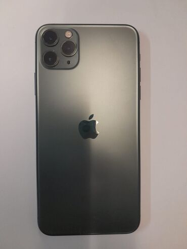 iphone 11 pro qiymeti azerbaycanda: IPhone 11 Pro Max, 256 GB, Yaşıl, Barmaq izi, Simsiz şarj, Face ID