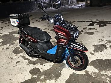 samurai bmw: Скутер/мопед городской класса с тюнингом и туристическим оснащением — 1