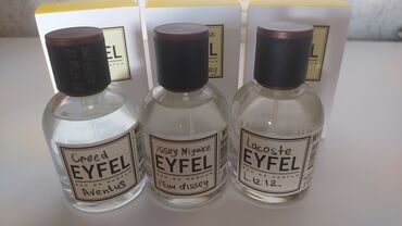 тройной одеколон: Мужской парфюм Eyfel. производство Турция ! отличные стойкость и
