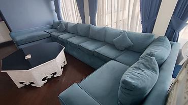 Divanlar: Künc divan, İşlənmiş, Bazasız, Parça — 5