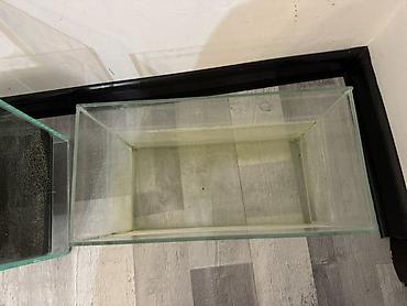 Dördbucaq akvarium, Boş, 60 l, Ünvandan götürmə